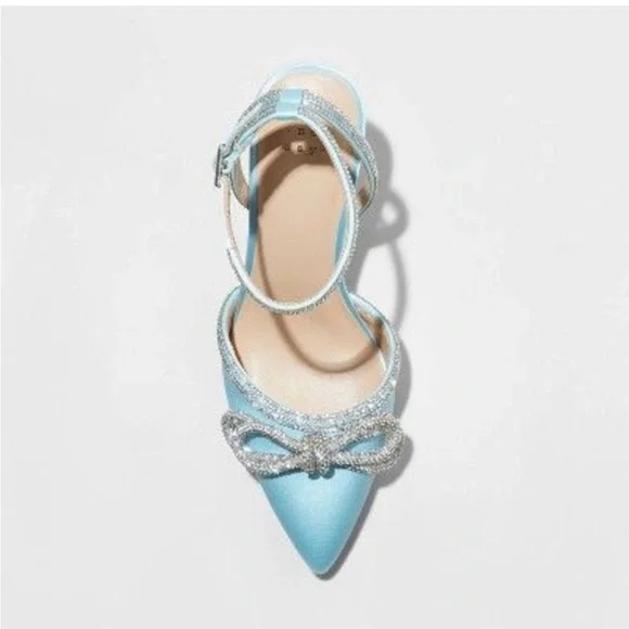 a new day Light Blue Heels with Silver Accents - Picture 2 of 3